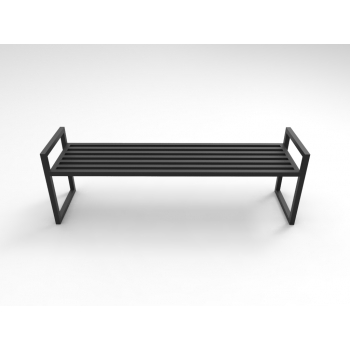 Ławka szatniowa wolnostojąca metalowa - zamknięta